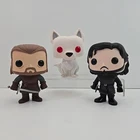 Funko Pop Vinyl: Game of Thrones Ned Stark #02, Jon Snow #26, Ghost Direwolf #19