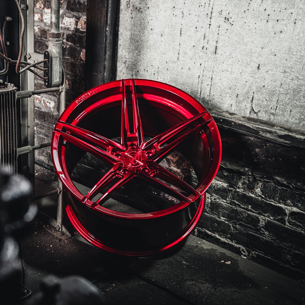 20" Rohana RFX15 Red 20x9 20x11 Concave Wheels Rims Fits Lamborghini Huracan