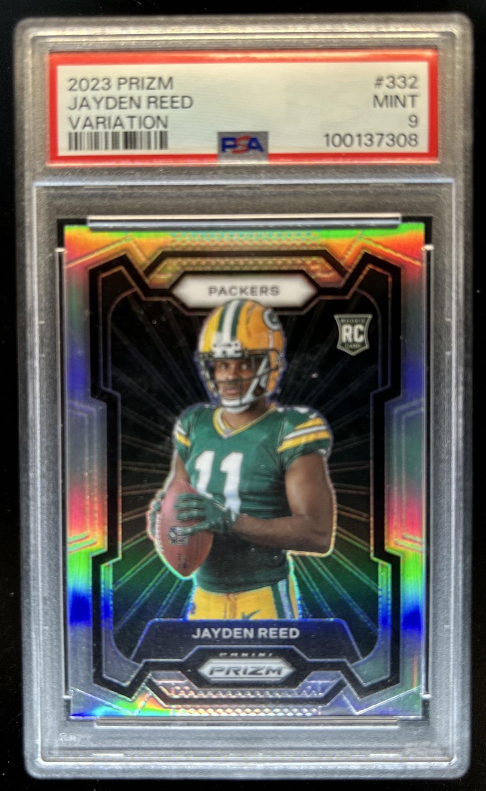 Jayden Reed Panini Prizm #332 Silver
