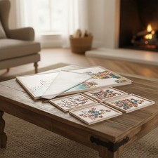 Felt Puzzle Board for 1000 Pieces with 4 Sorting Trays  Protective Cover