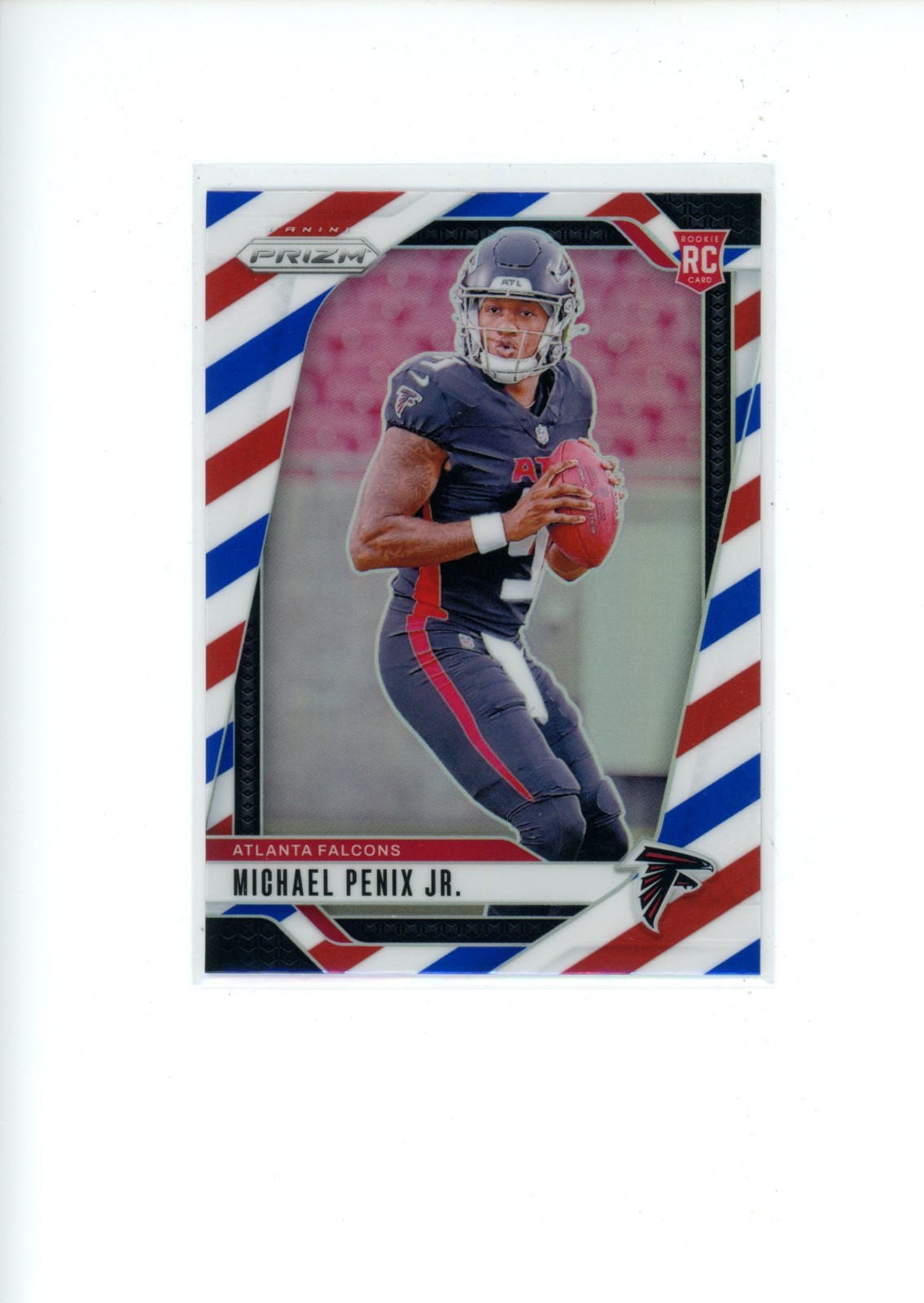 2024 Panini Prizm Michael Penix Jr. #378 Red White Blue Prizm Rookie Card RC