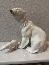 Eisbären Figuren - Wagner & Apel Porzellan - Thüringen - Top Zustand