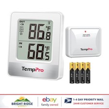 Remote Temperature Monitor with High Accuracy Sensor for Home Garden