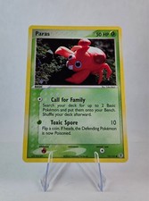 Paras 72/112 Pokemon Ex FireRed & LeafGreen Reverse Holo NM Common 2004 on eBay