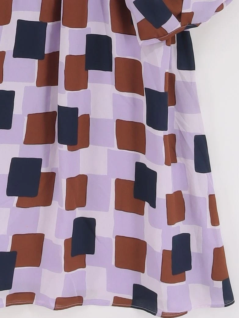 Abito midi donna Kate Spade UK 14 multi 100% poliestere linea A