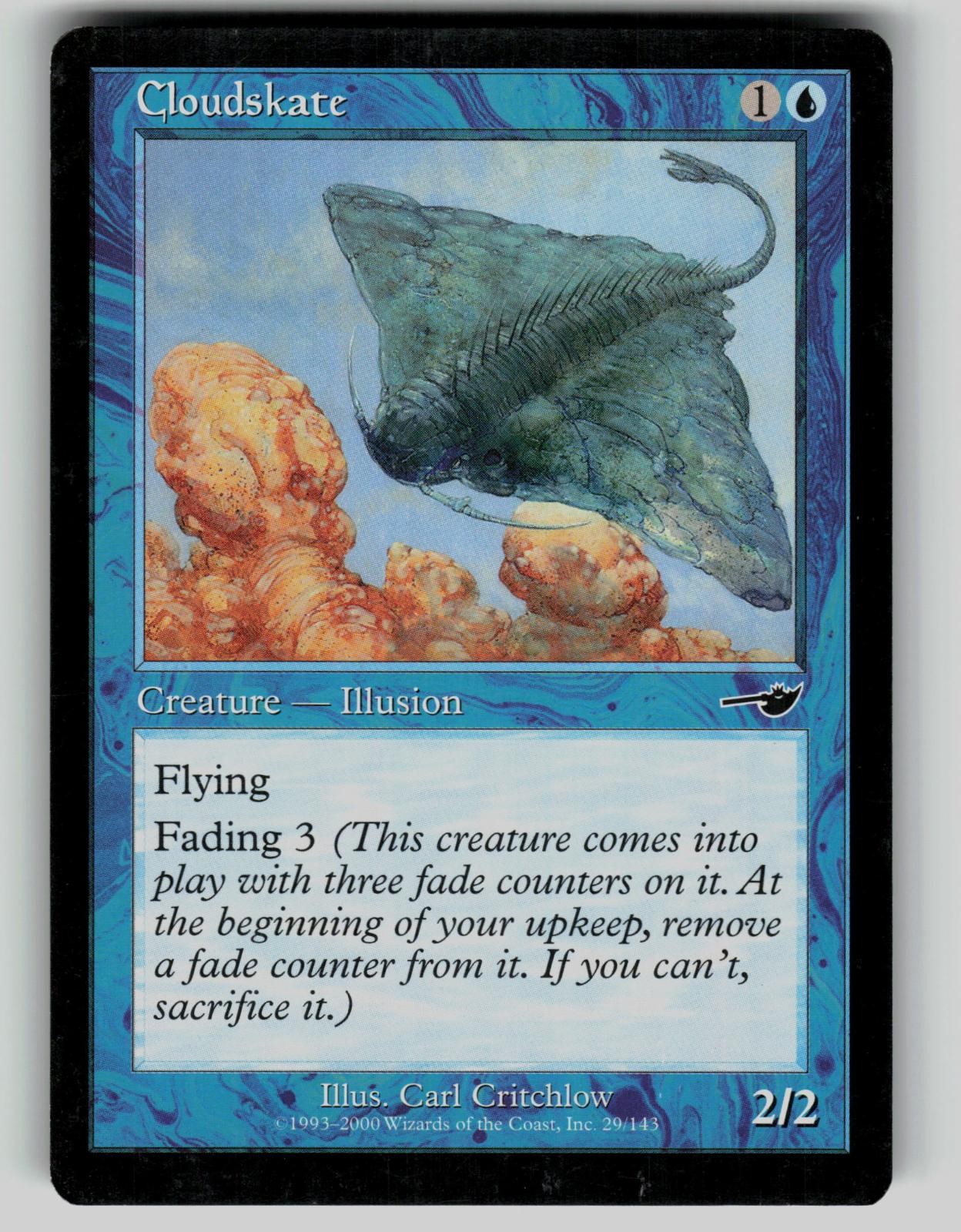 Cloudskate 29 Nemesis Magic: The Gathering Common