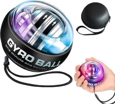 Auto-Start Wrist Power Gyro Ball, w/ LED Lights, Wrist Strengthener Exerciser