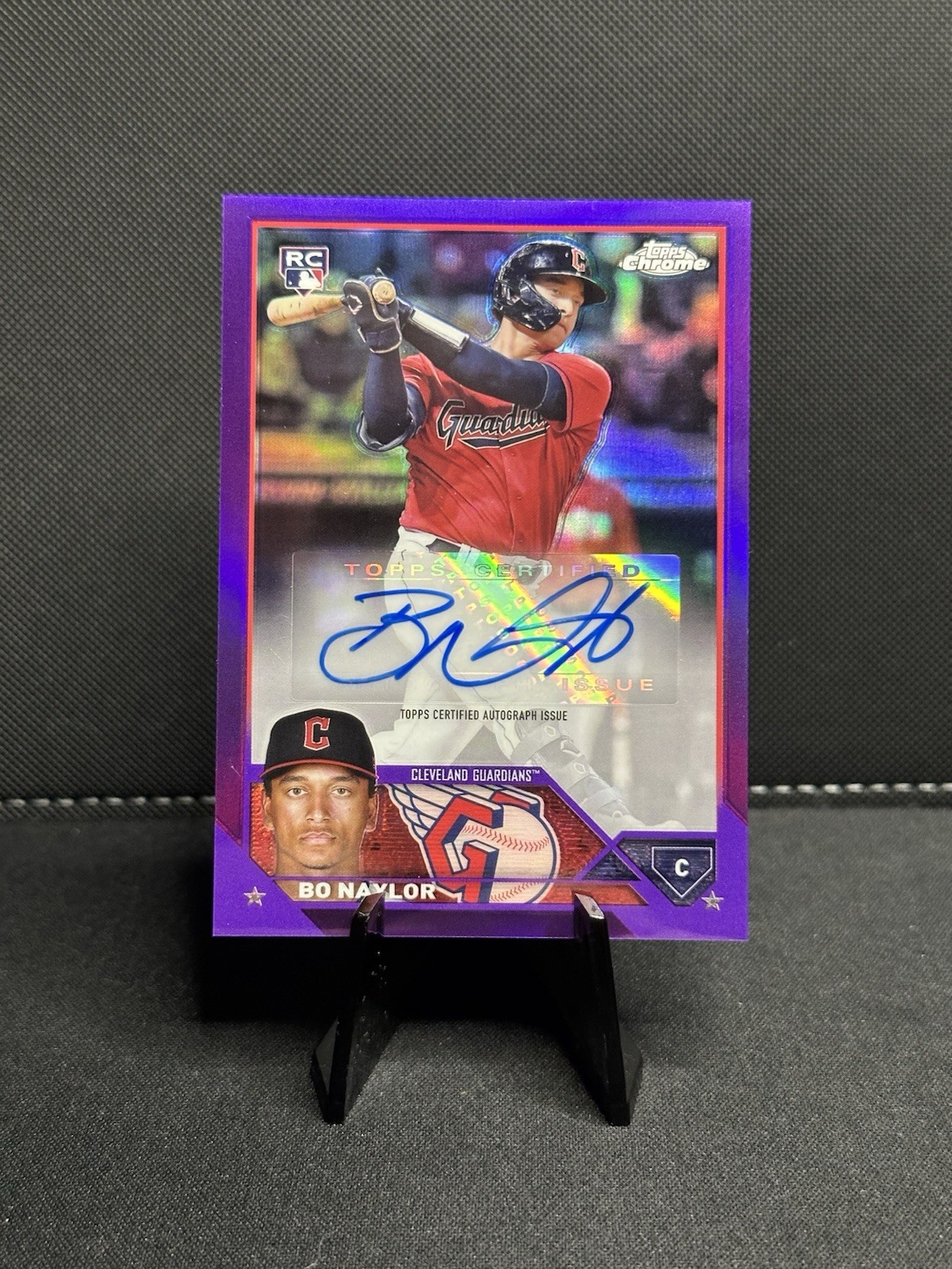 2023 Topps Chrome Update Bo Naylor #AC-BN Auto /250 Team Canada WBC Guardians