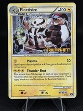 Electivire 20/102 HS Triumphant Holo Rare Prerelease Promo 2010  Holo Bleed on eBay