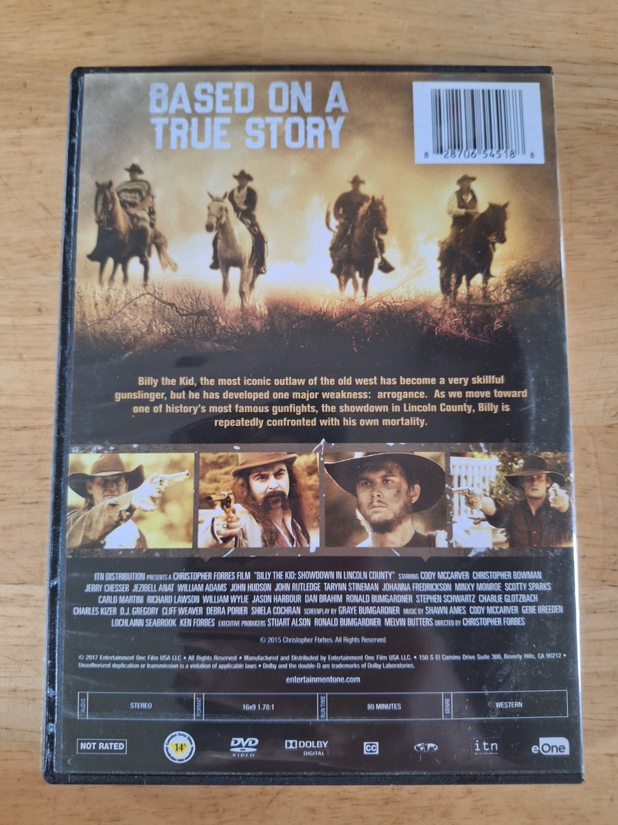 Billy the Kid: Showdown in Lincoln County (DVD, 2017) WIDESCREEN