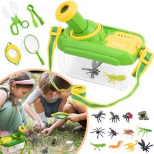 Bug Hunting Kits for Children Insect Box Catch Net Insect Bug Catching Kit Toy