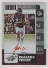 2022 Panini Chronicles Draft Picks Silver Prizm 23/99 Jalen Wydermyer Auto 0fo5