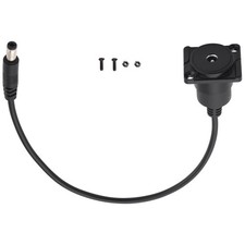 DC Power Panel Mount Cable 5.5x2.1mm Female To Male Plug Connector 9.84 Inch