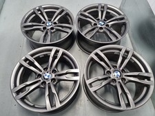 Genuine Bmw 3 4 Series 18” 441 M Sport Alloy Wheels F30 31 32 E90 Grey