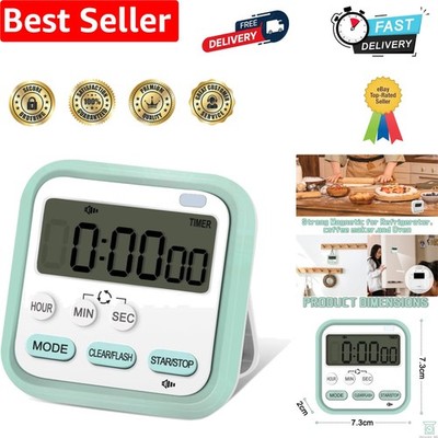 Küchentimer, Digitaler Visueller Timer 24 Stunden Magnetuhr Stoppuhr Count-U...