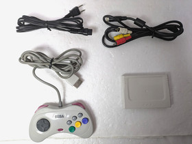 Sega Saturn White Console Power Memory BioHazard  Nights Box Manual