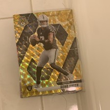 Panini 2025 Mosaic Geno Smith Raiders Gold Mosaic Prizm #101 NFL Card
