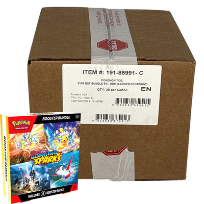 Pokemon TCG Surging Sparks Booster Bundle Factory Sealed case of 20 | eBay Pokemon TCG Surging Sparks Booster Bundle Factory Sealed case of 20 | eBay