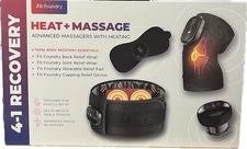 Fit Foundry Feat Massage Recovery Kit 4-in-1 Heat & Massage