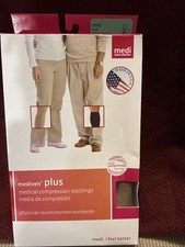 Mediven Plus Compression Stockings Calf Open Toe Beige Size II 20-30