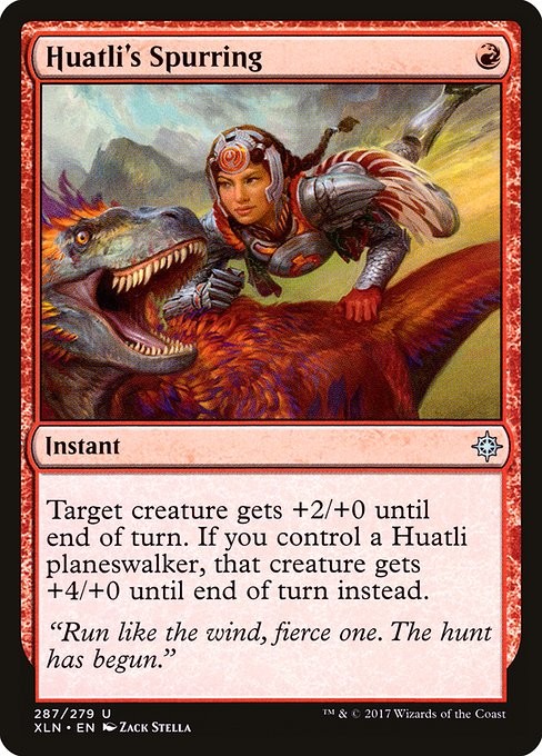 [MTG] Huatli's Spurring (287) (XLN) LP-HP