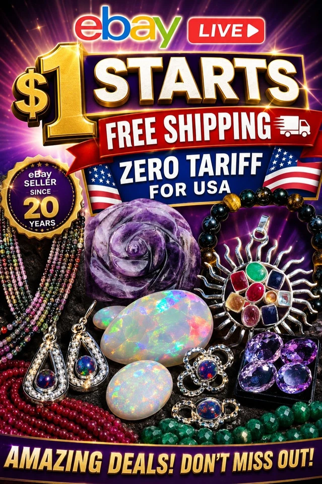 DON'T MISS THIS! $1 Start | Rare Gems, Jewelry & Crystal Finds