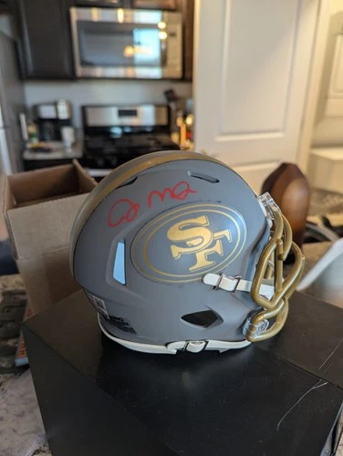 Joe Montana Mini Helmet Autographed, Signed, San Francisco 49ers Fanatics UW