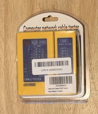 QC Network Cable Tester RJ45 Ethernet Cat8 Cat7 Cat6 Continuity POE Battery