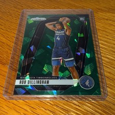 2024-25 Panini Prizm Rob Dillingham #250 Rookie Green Ice RC