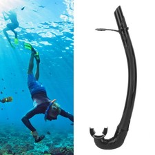 Diving Snorkel Foldable Odorless Silicone L Shape 38cmSoft Freediving WetSnorkel