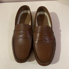 CLARKS LEATHER MEN'S COMFORT PENNY LOAFERS CAMEL COLOR SLIP ON SZ. 8 D — photo 6