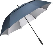 G4Free 54/62/68 Inch Extra Large Windproof Golf Umbrella 54 inch, Dark Blue