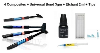 Dental IVOCLAR TETRIC N CERAM LC 4 Composite , Bonding & Etch Restorative Kit