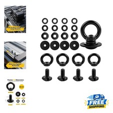 M8 Heavy Duty Stainless Steel T Track Tie Down Anchors - 4 Pack For Roof Rack