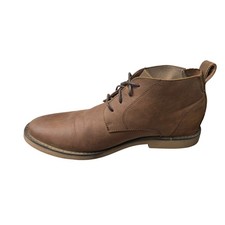 New Bruno Marc Mens Size 11 Brown Lace Up Classic Dress Casual Chukka Boots