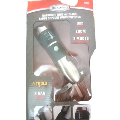 ROADPRO FLASHLIGHT WITH MULTI-TOOL---NEW 