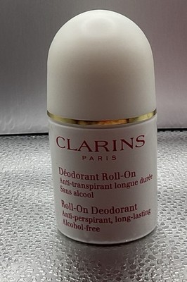 Clarins Roll-On Antiperspirant Deodorant | Alcohol Free | No White Residue | Lon
