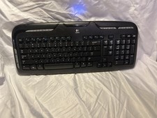 Logitech EX110 Cordless Desktop Wireless Keyboard No USB Receiver USED