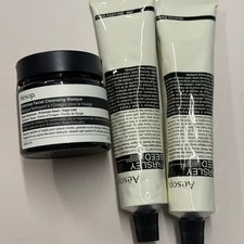 Aesop Pomegranate Seed Facial Mask & Cleansing Masks, 3 pcs, New