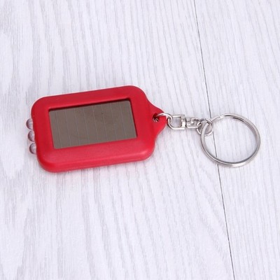 Solar Torch Keychain Outdoor Solar Key Jewelry Suitable for Outdoor Enthusiasts