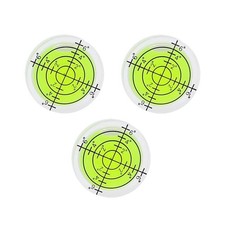 3Pcs Small Circular Bubble Levels 32x7mm Round Spirit Level Measuring Layout ...