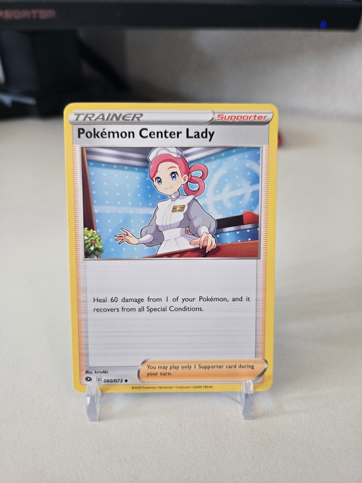Pokemon Center Lady 060/073 Champion's Path Uncommon