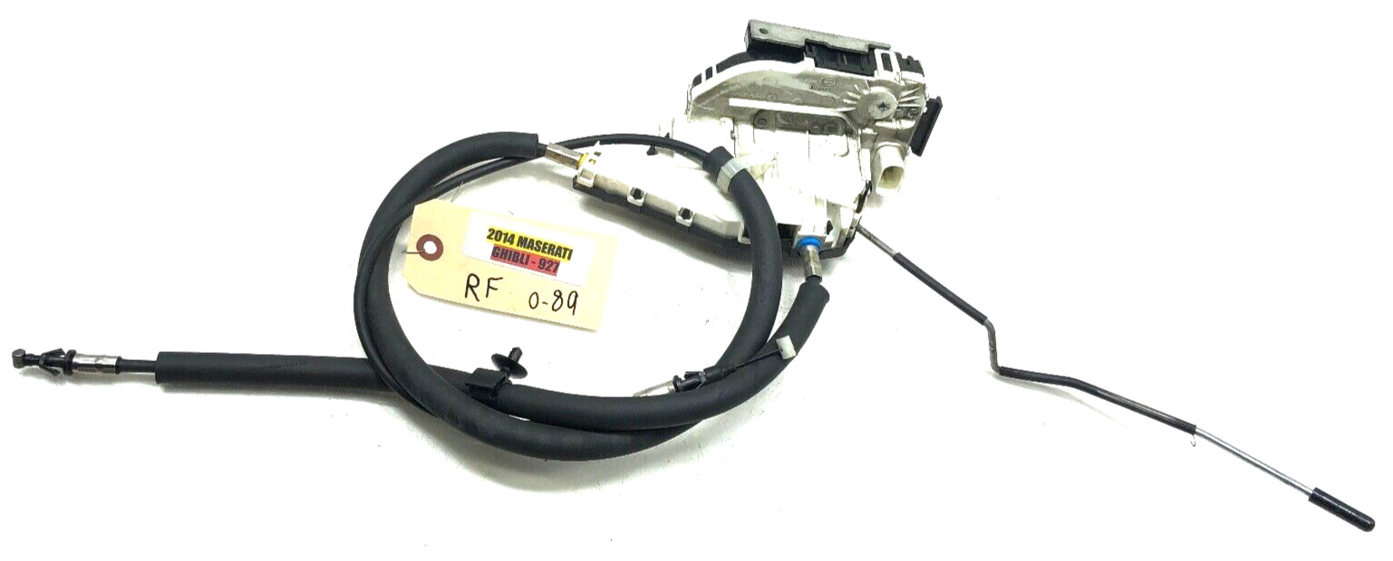 2014-2021 MASERATI GHIBLI RIGHT PASSENGER FRONT DOOR LOCK LATCH ACTUATOR OEM.