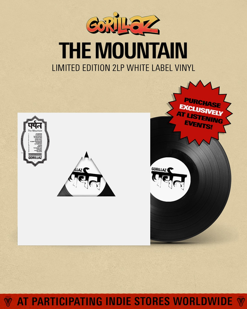 激レア!GORILLAZ『THE MOUNTAIN（WHITE LABEL）』 Gorillaz - The Mountain 2LP Listening Party Exclusive White Label