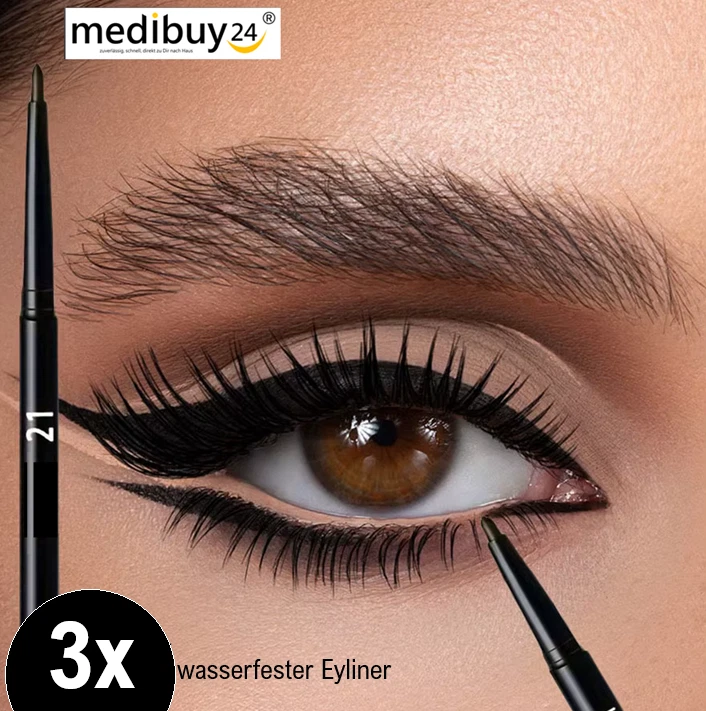 Eyeliner Kajal Stift schwarz Microblading Wasserfest Makeup perfekt 1-5 Stück - Bild 3 von 4