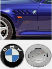 x1 BMW Z3 Side Fender Emblem 78 mm Logo Badge Roundel 51141970248 x5 e53