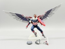 CAPTAIN AMERICA Falcon Sam Wilson 6  Marvel Legends Complete FLIGHT GEAR BAF