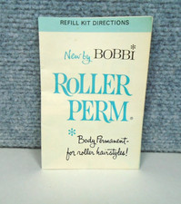 BOBBI ROLLER PERM REFILL KIT DIRECTIONS PAPER