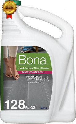 Multi Surface Floor Cleaner Refill 128oz Unscented Stone Tile Vinyl Safe