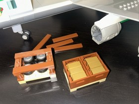 LEGO 60022 City Cargo Terminal Airplane Set- 100% Complete Missing 1 Mini Fig